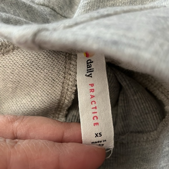 Anthropologie Daily Practice Seamed Sweatshirt Midi Skirt XS - Picture 4 of 5